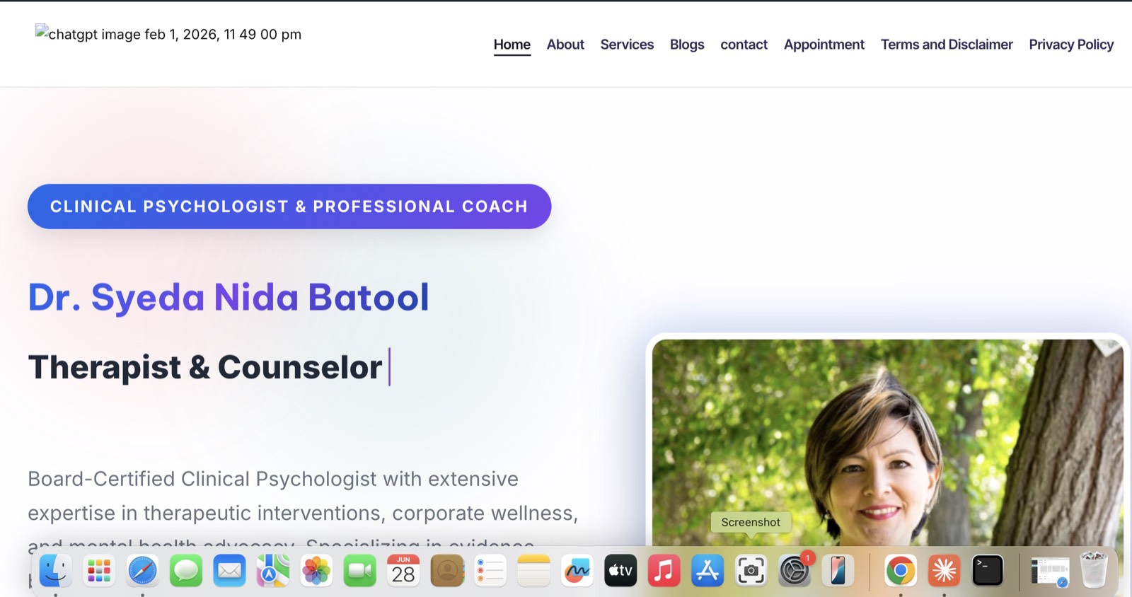 Dr. Syeda Nida Batool โ previous website